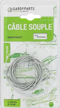 Castorama Câble Souple D'accélérateur En Z F92339