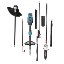 Castorama Outil De Jardin Multifonctions Sans Fil Sur Batterie Erbauer 2 X 18V, Taille-haie, Coupe-bordures, élagueuse (sans Batterie)