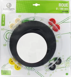 Castorama Roue Ø180 Mm Pour Tondeuse Jardin Pratic F91904